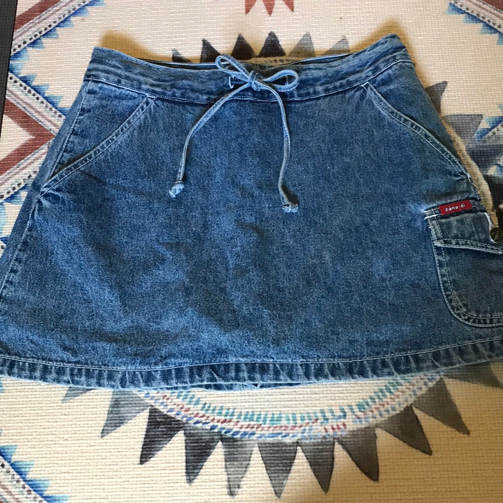 Vintage Zani DI jean skirt